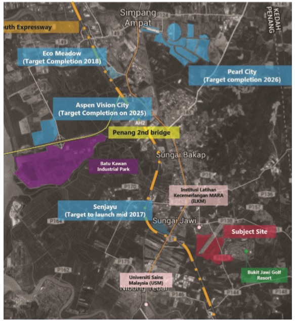 Seberang Perai map