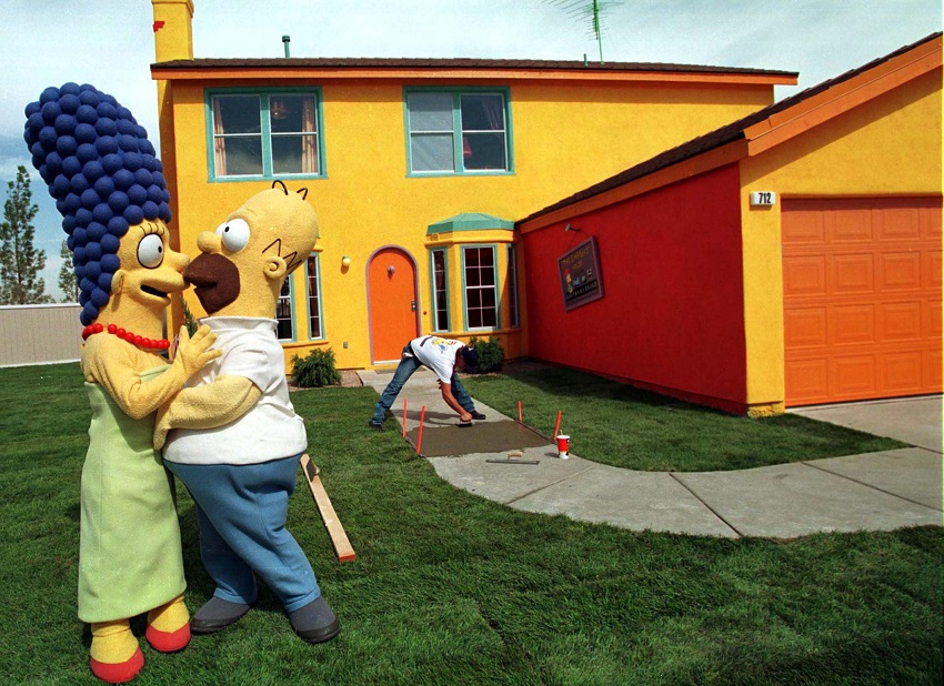 Simpsons home
