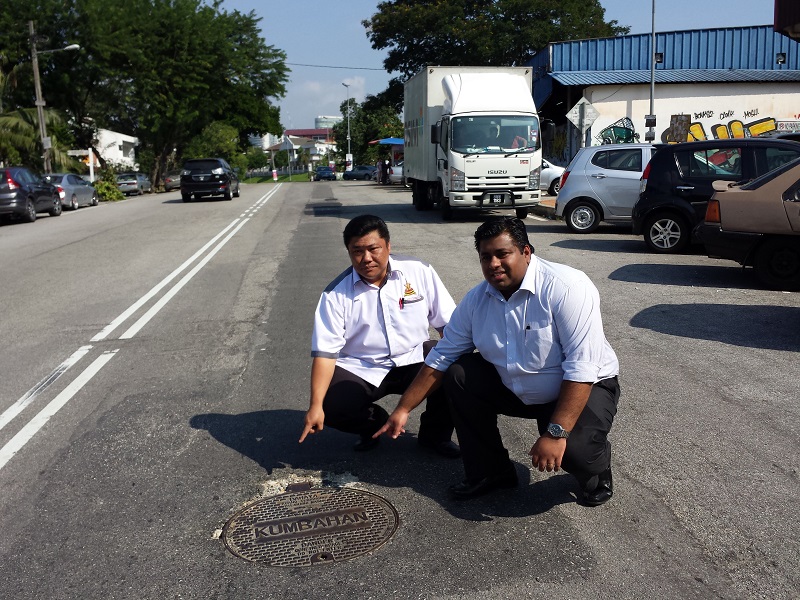 pothole, Petaling Jaya