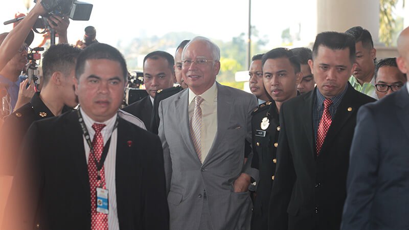 The prosecution had yesterday handed over 26 sets of case-related documents to the defence. (Photo by The Edge)